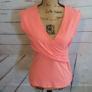 Closet Closing MK Faux Wrap Side Zip Top